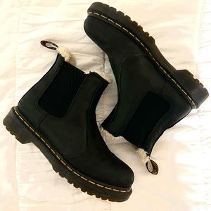 Fur Lined Dr Marten Chelsea Boots